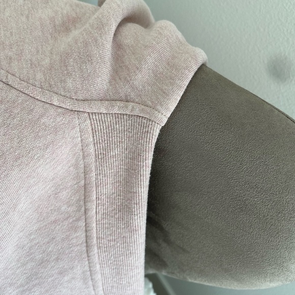 SOLD!! 💔 Lululemon Heathered Mink Berry Scuba Hoodie Full Zip Cotton Fleece - Picture 13 of 16